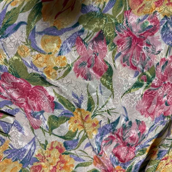 EJHARPER Womenβs 14 Long sleeve Turtle neck blouse plus size polyester floral - Picture 4 of 15